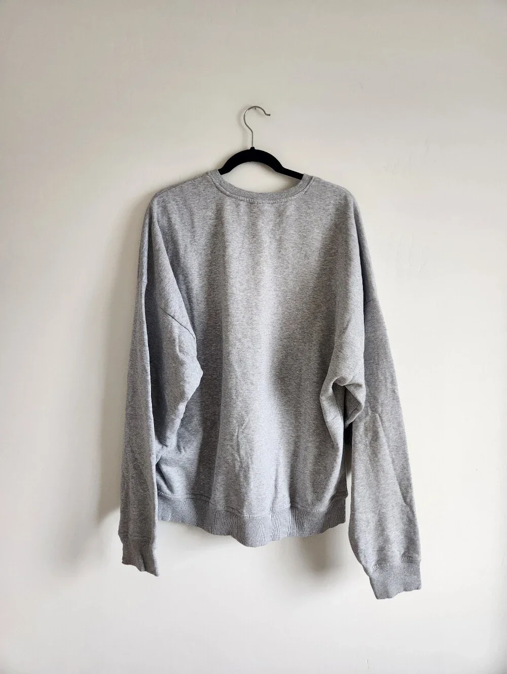Gymshark Crest Oversized Crew Sweatshirt Grey Size XL